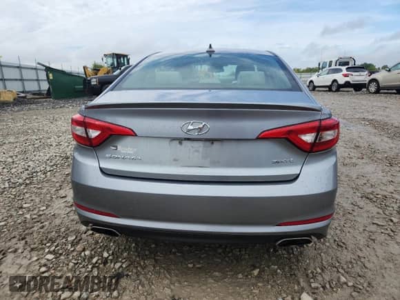2016 Hyundai Sonata Sport with VIN 5NPE34AF5GH370848, listed as a Copart auction lot 81624435 with 102,995 mi miles and Non repairable. Bid and sale history available at DreamBid. Image 6.
