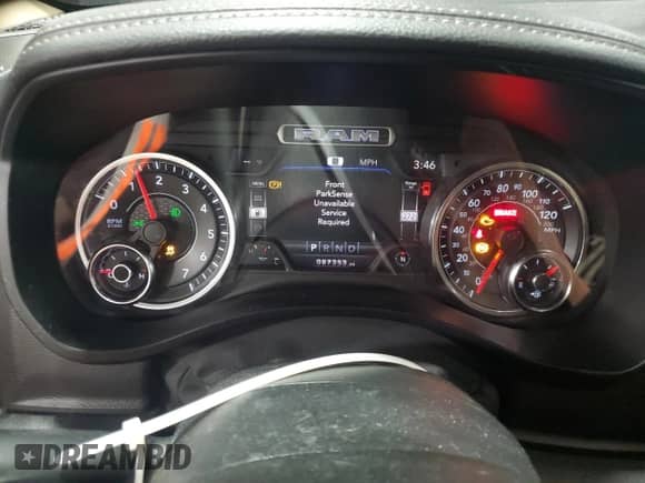 2020 Ram 1500 Laramie z VIN 1C6SRFRT9LN306711, wystawiony jako Copart lot #50047155 z przebiegiem 87 353 mil mil oraz Szkoda całkowita • Salvage title. Historia ofert i sprzedaży dostępna na DreamBid. Obrazek 9.