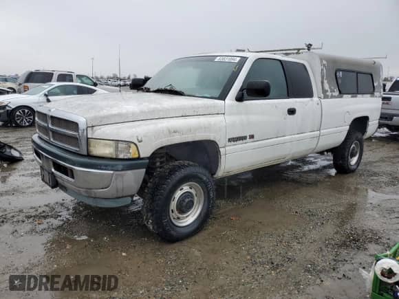 1997 Dodge 2500 with VIN 3B7KF23Z1VG817798, listed as a Copart auction lot 83831094 with 97,693 mi miles and Clean title. Bid and sale history available at DreamBid. Image 1.