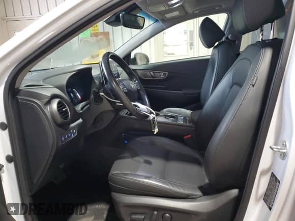 2021 Hyundai Kona Ultimate with VIN KM8K53AG2MU112641, listed as a Copart auction lot 69419175 with 41,435 mi miles and Salvage title. Bid and sale history available at DreamBid. Image 7.