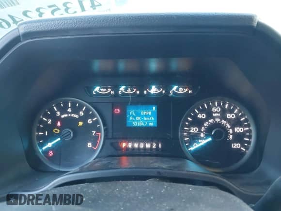 2020 Ford F-150 XL with VIN 1FTEX1EB5LKD68233, listed as a IAAI auction lot 41353246 with 53,184 mi miles and . Bid and sale history available at DreamBid. Image 7.