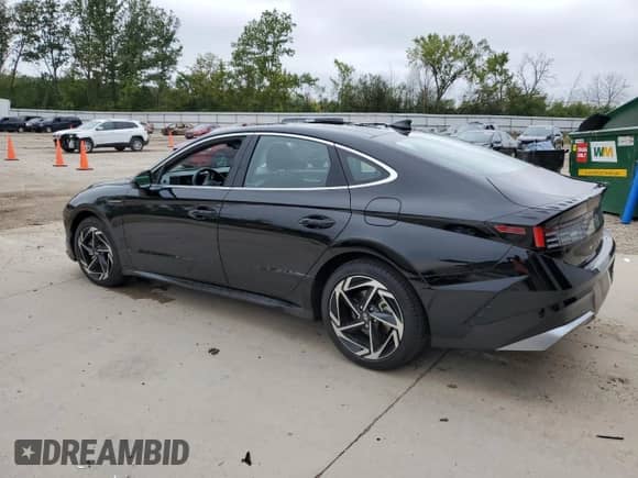 2025 Hyundai Sonata SEL Convenience z VIN KMHL14JA7SA458040, wystawiony jako Copart lot #81566365 z przebiegiem 8 374 mil mil oraz Szkoda całkowita • Salvage title. Historia ofert i sprzedaży dostępna na DreamBid. Obrazek 2.