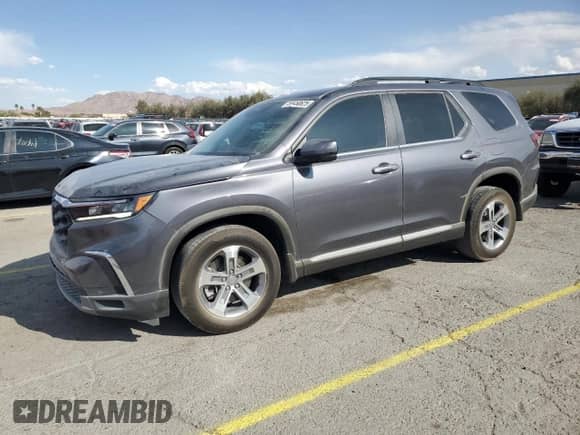 2023 Honda Pilot EX-L с VIN 5FNYG1H48PB015692, выставлен на аукционе Copart как лот 51450625 с пробегом 24 088 миль миль и Списание • Salvage title. История ставок и продаж доступна на DreamBid. Изображение 1.