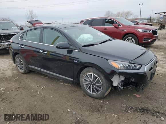 2020 Hyundai Ioniq Limited with VIN KMHC85LJ0LU073966, listed as a Copart auction lot 44619755 with 42,528 mi miles and Salvage title. Bid and sale history available at DreamBid. Image 4.