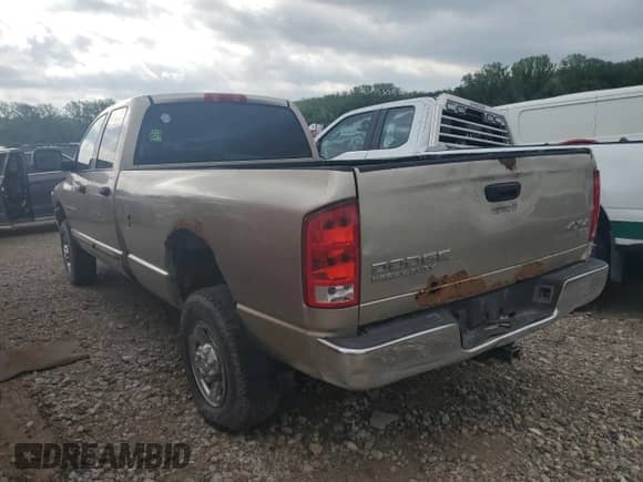 2003 Dodge RAM with VIN 3D3LU38C83G846112, listed as a Copart auction lot 52714295 with 244,014 mi miles and Salvage title. Bid and sale history available at DreamBid. Image 2.