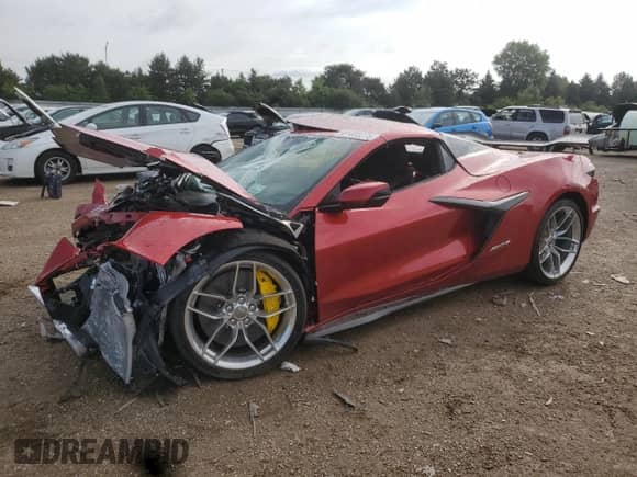 2025 Chevrolet Corvette 3LZ с VIN 1G1YF3D33S5606012, выставлен на аукционе Copart как лот 61483275 с пробегом 92 миль миль и На запчасти • Non repairable. История ставок и продаж доступна на DreamBid. Изображение 1.
