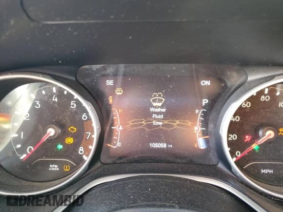 2021 Jeep Compass Latitude with VIN 3C4NJDBB2MT552035, listed as a Copart auction lot 69130975 with 105,058 mi miles and Salvage title. Bid and sale history available at DreamBid. Image 9.