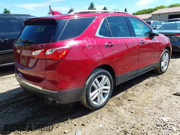 2020 Chevrolet Equinox Premier с VIN 3GNAXYEX6LS665168, выставлен на аукционе IAAI как лот 42371308 с пробегом 36 882 миль миль и . История ставок и продаж доступна на DreamBid. Изображение 4.