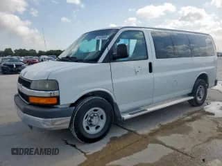 2013 Chevrolet Express Passenger LT с VIN 1GAZGYFG4D1128837, выставлен на аукционе Copart как лот 61820455 с пробегом 160 747 миль миль и Чистый • Clean title. История ставок и продаж доступна на DreamBid. Изображение 1.