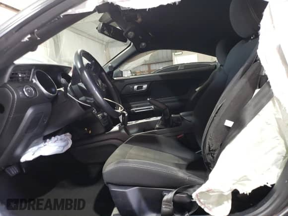 2018 Ford Mustang EcoBoost with VIN 1FA6P8TH8J5128938, listed as a Copart auction lot 81827595 with 53,929 mi miles and Salvage title. Bid and sale history available at DreamBid. Image 7.