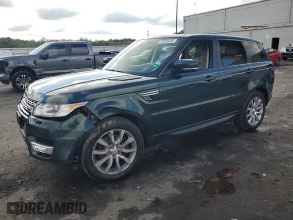 2015 Land Rover Range Rover Sport HSE with VIN SALWR2VF7FA523343, listed as a Copart auction lot 72059445 with 102,008 mi miles and Salvage title. Bid and sale history available at DreamBid. Image 1.