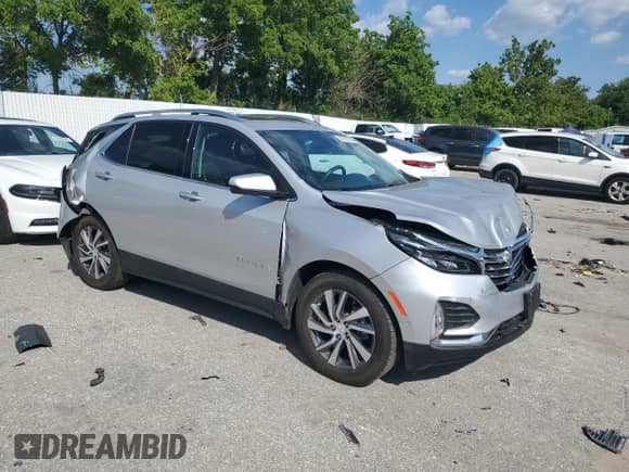 2022 Chevrolet Equinox Premier с VIN 2GNAXXEV3N6101441, выставлен на аукционе Copart как лот 64312095 с пробегом 60 116 миль миль и Списание • Salvage title. История ставок и продаж доступна на DreamBid. Изображение 4.
