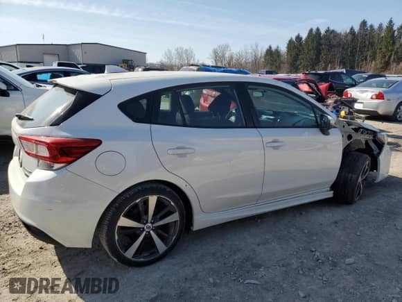 2018 Subaru Impreza Special Sports with VIN 4S3GTAK65J1702842, listed as a Copart auction lot 48484425 with 90,265 mi miles and Non repairable. Bid and sale history available at DreamBid. Image 3.