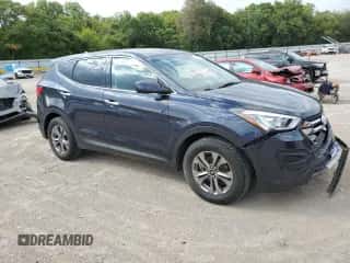 2016 Hyundai Santa Fe with VIN 5XYZTDLB8GG331500, listed as a Copart auction lot 81713255 with 83,993 mi miles and Salvage title. Bid and sale history available at DreamBid. Image 4.