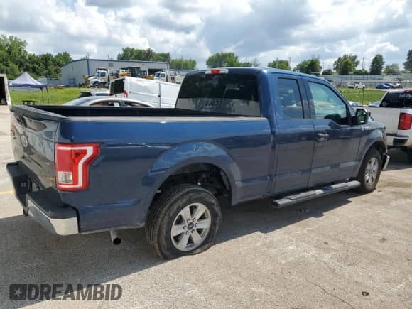 2017 Ford F-150 XL with VIN 1FTEX1C87HKE15244, listed as a Copart auction lot 67413975 with 166,382 mi miles and Salvage title. Bid and sale history available at DreamBid. Image 3.