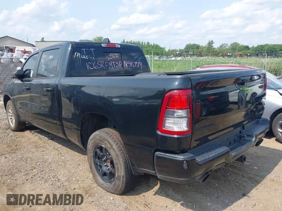 2023 Ram 1500 Big Horn with VIN 1C6SRFMT5PN541779, listed as a IAAI auction lot 42664332 with 21,067 mi miles and . Bid and sale history available at DreamBid. Image 3.