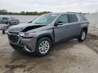 2020 Chevrolet Traverse LT Cloth z VIN 1GNERGKW4LJ322474, wystawiony jako Copart lot #71792995 z przebiegiem 72 734 mil mil oraz Szkoda całkowita • Salvage title. Historia ofert i sprzedaży dostępna na DreamBid. Obrazek 1.