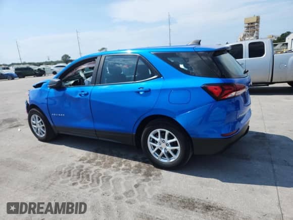 2024 Chevrolet Equinox LS with VIN 3GNAXHEGXRL161385, listed as a Copart auction lot 80883015 with Not provided miles and Salvage title. Bid and sale history available at DreamBid. Image 2.