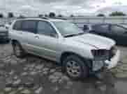 2005 Toyota Highlander with VIN JTEEP21A650110932, listed as a Copart auction lot 86088265 with 166,208 mi miles and Salvage title. Bid and sale history available at DreamBid. Image 4.