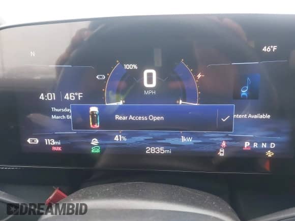 2024 Chevrolet Blazer EV eAWD LT с VIN 3GNKDBRJ0RS218750, выставлен на аукционе IAAI как лот 41735858 с пробегом 2 835 миль миль и . История ставок и продаж доступна на DreamBid. Изображение 19.