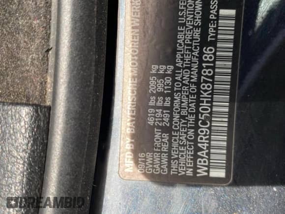 2017 BMW 4 Series 430i xDrive z VIN WBA4R9C50HK878186, wystawiony jako Copart lot #85199185 z przebiegiem 74 505 mil mil oraz Czysty tytuł • Clean title. Historia ofert i sprzedaży dostępna na DreamBid. Obrazek 10.