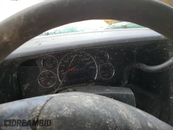 2008 Chevrolet Express Cargo with VIN 1GCFG15X581215851, listed as a Copart auction lot 55747555 with Not provided miles and Salvage title. Bid and sale history available at DreamBid. Image 9.