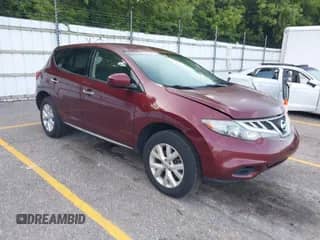2012 Nissan Murano S with VIN JN8AZ1MW2CW211897, listed as a IAAI auction lot 42946855 with 165,884 mi miles and . Bid and sale history available at DreamBid. Image 1.