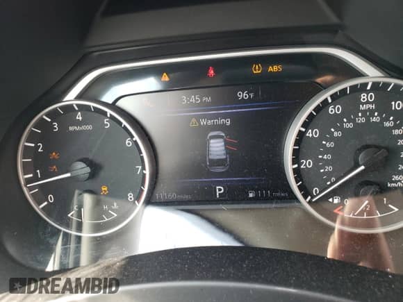 2024 Nissan Murano SV with VIN 5N1AZ2BJ3RC125044, listed as a Copart auction lot 69077355 with 11,160 mi miles and Salvage title. Bid and sale history available at DreamBid. Image 9.