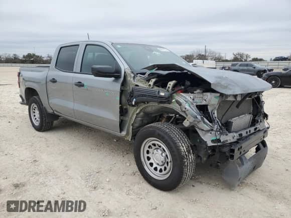 2023 Chevrolet Colorado 2WD Work Truck with VIN 1GCPSBEK4P1268746, listed as a Copart auction lot 88691125 with 12,161 mi miles and Salvage title. Bid and sale history available at DreamBid. Image 4.