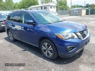 2017 Nissan Pathfinder S with VIN 5N1DR2MM4HC618475, listed as a IAAI auction lot 42786101 with 153,531 mi miles and . Bid and sale history available at DreamBid. Image 1.