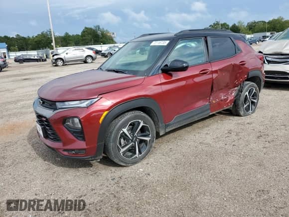 2023 Chevrolet TrailBlazer RS с VIN KL79MTSL7PB087427, выставлен на аукционе Copart как лот 70116735 с пробегом 29 726 миль миль и На запчасти • Non repairable. История ставок и продаж доступна на DreamBid. Изображение 1.