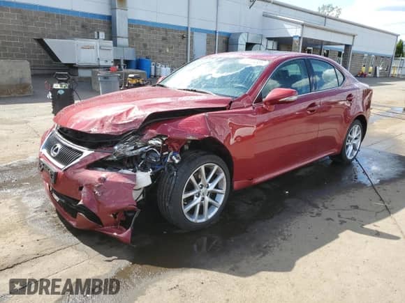2013 Lexus IS 250 z VIN JTHCF5C29D5061814, wystawiony jako Copart lot #65894335 z przebiegiem 107 616 mil mil oraz Szkoda całkowita • Salvage title. Historia ofert i sprzedaży dostępna na DreamBid. Obrazek 1.