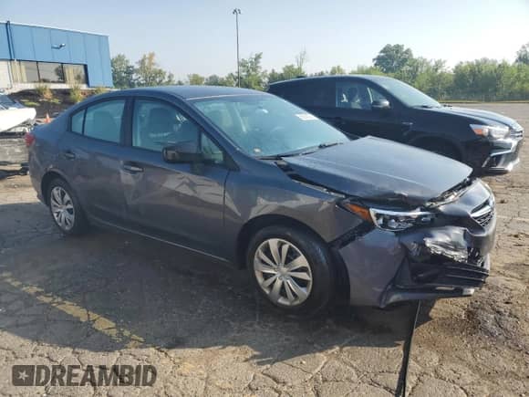 2022 Subaru Impreza with VIN 4S3GKAB69N3611277, listed as a Copart auction lot 68538525 with 26,106 mi miles and Salvage title. Bid and sale history available at DreamBid. Image 4.