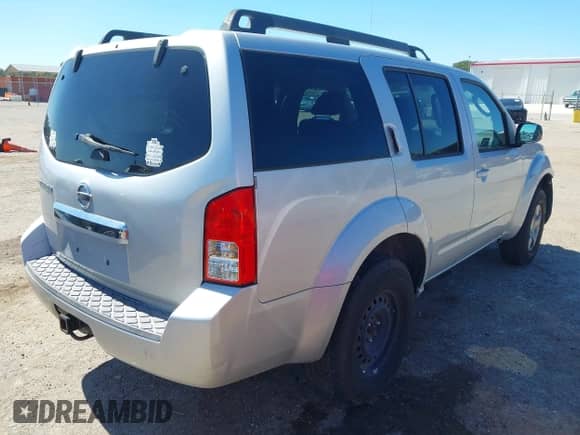 2012 Nissan Pathfinder SV with VIN 5N1AR1NN3CC615662, listed as a IAAI auction lot 43427882 with 276,664 mi miles and . Bid and sale history available at DreamBid. Image 4.