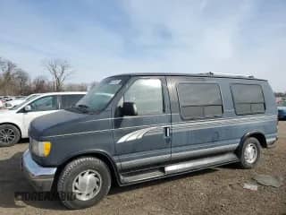 1995 Ford Econoline Cargo with VIN 1FDEE14N2SHA25954, listed as a Copart auction lot 44101475 with 191,730 mi miles and Salvage title. Bid and sale history available at DreamBid. Image 1.