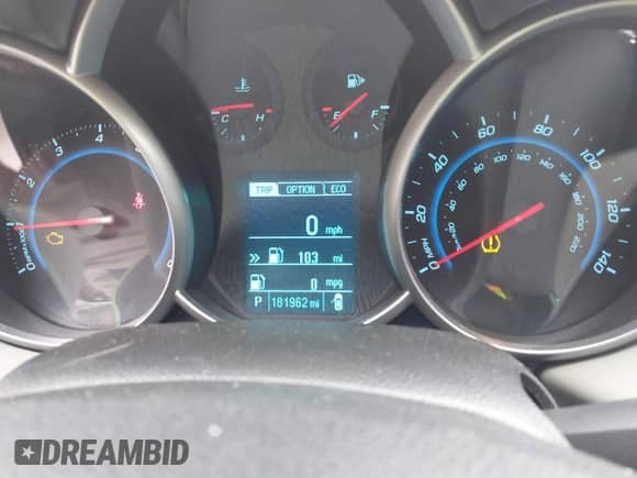 2015 Chevrolet Cruze ECO с VIN 1G1PH5SB6F7136578, выставлен на аукционе IAAI как лот 43146534 с пробегом 181 962 миль миль и . История ставок и продаж доступна на DreamBid. Изображение 7.