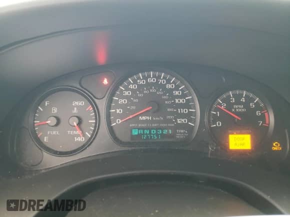 2003 Chevrolet Monte Carlo LS z VIN 2G1WW12EX39215315, wystawiony jako Copart lot #56991975 z przebiegiem 127 751 mil mil oraz Nie do naprawy • Non repairable. Historia ofert i sprzedaży dostępna na DreamBid. Obrazek 9.