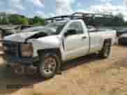 2014 Chevrolet Silverado 1500 Work Truck z VIN 1GCNCPECXEZ188246, wystawiony jako Copart lot #54570925 z przebiegiem 228 529 mil mil oraz Szkoda całkowita • Salvage title. Historia ofert i sprzedaży dostępna na DreamBid. Obrazek 1.