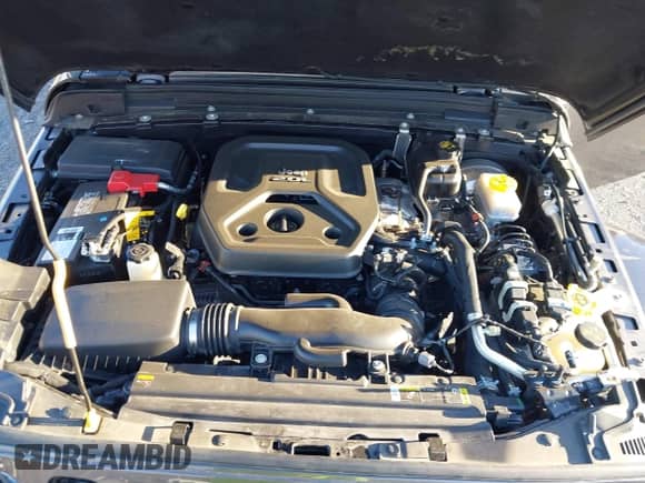 2021 Jeep Wrangler Unlimited Sahara Altitude z VIN 1C4HJXEN9MW535425, wystawiony jako IAAI lot #41469224 z przebiegiem 51 694 mil mil oraz . Historia ofert i sprzedaży dostępna na DreamBid. Obrazek 10.