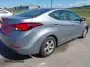 2015 Hyundai Elantra SE z VIN 5NPDH4AE2FH569598, wystawiony jako IAAI lot #43389263 z przebiegiem 188 507 mil mil oraz . Historia ofert i sprzedaży dostępna na DreamBid. Obrazek 4.