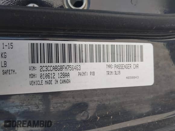 2015 Chrysler 300 S с VIN 2C3CCABG8FH756463, выставлен на аукционе IAAI как лот 42378163 с пробегом 116 103 миль миль и . История ставок и продаж доступна на DreamBid. Изображение 9.