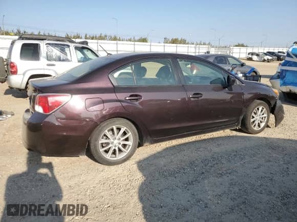 2013 Subaru Impreza Premium with VIN JF1GJAC60DH009120, listed as a Copart auction lot 81564785 with 191,115 mi miles and Salvage title. Bid and sale history available at DreamBid. Image 3.