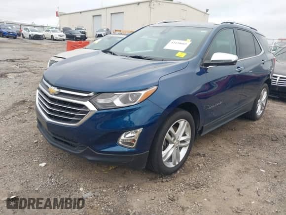 2020 Chevrolet Equinox Premier with VIN 2GNAXPEX2L6245478, listed as a IAAI auction lot 42120665 with 39,538 mi miles and . Bid and sale history available at DreamBid. Image 2.