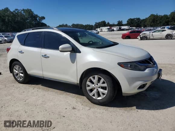 2011 Nissan Murano SL with VIN JN8AZ1MU6BW064206, listed as a Copart auction lot 86604035 with 133,705 mi miles and Salvage title. Bid and sale history available at DreamBid. Image 4.