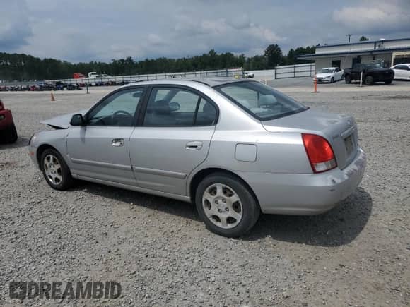 2001 Hyundai Elantra GLS with VIN KMHDN45D31U222074, listed as a Copart auction lot 69572135 with 128,222 mi miles and Salvage title. Bid and sale history available at DreamBid. Image 2.