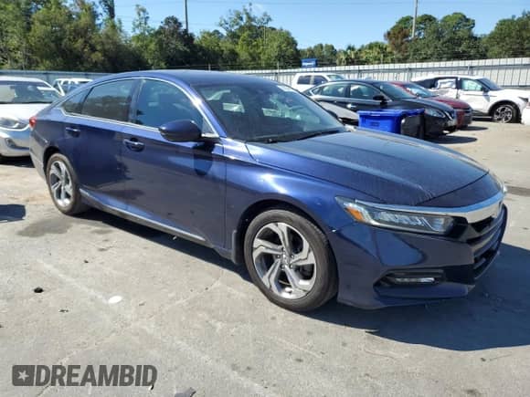 2020 Honda Accord EX-L with VIN 1HGCV1F56LA125382, listed as a Copart auction lot 84024815 with 69,038 mi miles and Salvage title. Bid and sale history available at DreamBid. Image 4.