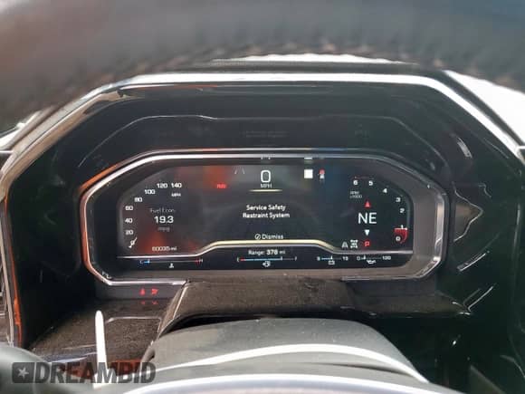 2023 GMC Sierra 1500 Elevation с VIN 3GTUUCE89PG248257, выставлен на аукционе Copart как лот 80537735 с пробегом 60 035 миль миль и Списание • Salvage title. История ставок и продаж доступна на DreamBid. Изображение 9.