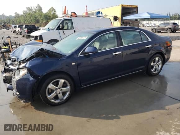 2008 Chevrolet Malibu LTZ with VIN 1G1ZK57B58F285429, listed as a Copart auction lot 68955765 with 239,467 mi miles and Salvage title. Bid and sale history available at DreamBid. Image 1.