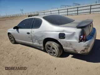 2006 Chevrolet Monte Carlo LT 3.5L z VIN 2G1WM15K269199915, wystawiony jako Copart lot #72033345 z przebiegiem 191 325 mil mil oraz Czysty tytuł • Clean title. Historia ofert i sprzedaży dostępna na DreamBid. Obrazek 2.