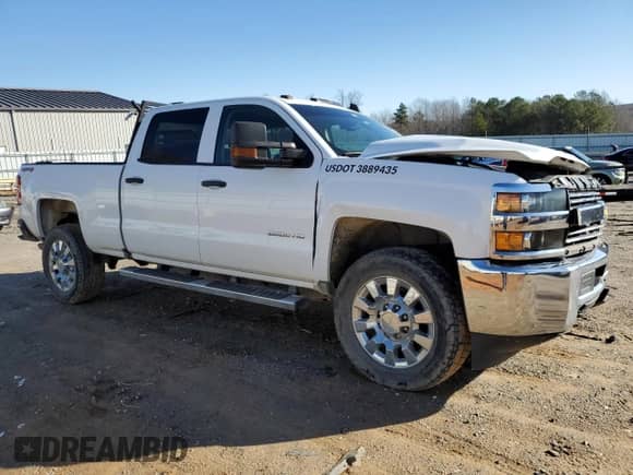 2017 Chevrolet Silverado 2500HD Work Truck with VIN 1GC1KUEG2HF150941, listed as a Copart auction lot 44385515 with Not provided miles and Salvage title. Bid and sale history available at DreamBid. Image 4.